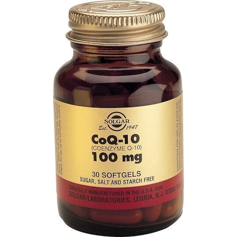 Solgar Vegetarian CoQ-10 Gluten Free 100mg 30 softgels: цены и характеристики