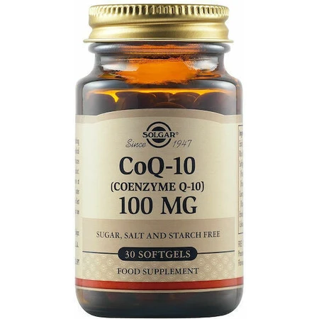 Solgar Vegetarian CoQ-10 Gluten Free 100mg 30 softgels: цены и характеристики