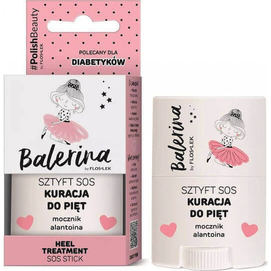 Крем-стік FlosLek Ballerina Heel Rescue Stick від тріщин на п'ятах з сечовиною 20 гр: ціни та характеристики