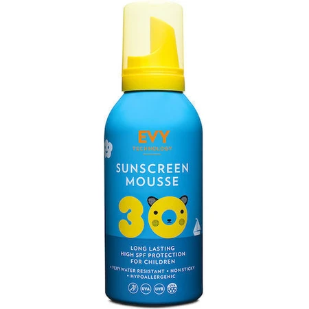 Сонцезахисний мус для дітей Evy Technoology Дитячий сонцезахисний мус SPF30 150мл: ціни та характеристики
