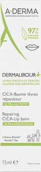 A-Derma Восстанавливающий бальзам для губ CICA-Lip Ultra-Nourishing Dermalibour+ 15 мл