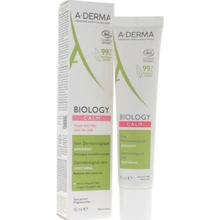 A-Derma Biology Calm Увлажняющий крем для лица 24 часа против покраснений с алоэ вера 40 мл