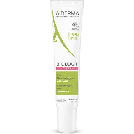 A-Derma Biology Calm Увлажняющий крем для лица 24 часа против покраснений с алоэ вера 40 мл: цены и характеристики