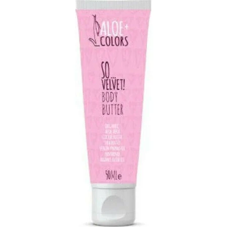 Зволожуючий крем для тіла Aloe Colors So Velvet з алое вера та ароматичною пудрою для сухої/дуже сухої та чутливої шкіри 50 мл: ціни та характеристики