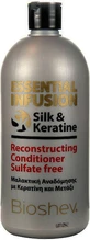 Bioshev Professional Essential Infusion Silk &amp; Keratine Reconstruction/Nourishing Conditioner for All Hair Types 500ml