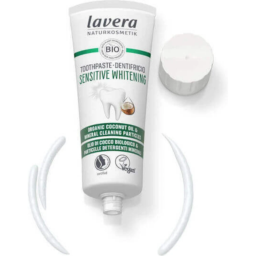 Lavera Sensitive Whitening Зубная паста для отбеливания, устранения налета и кариеса 75 гр.: цены и характеристики