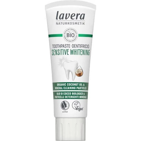 Lavera Sensitive Whitening Зубная паста для отбеливания, устранения налета и кариеса 75 гр.: цены и характеристики