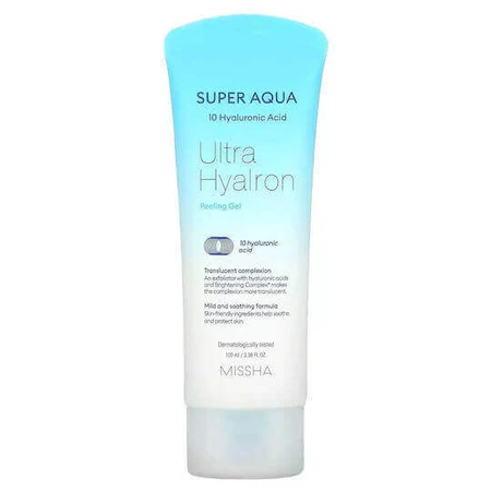Missha Super Aqua Ultra Hyalron Гель-пілінг для обличчя 100 мл: ціни та характеристики