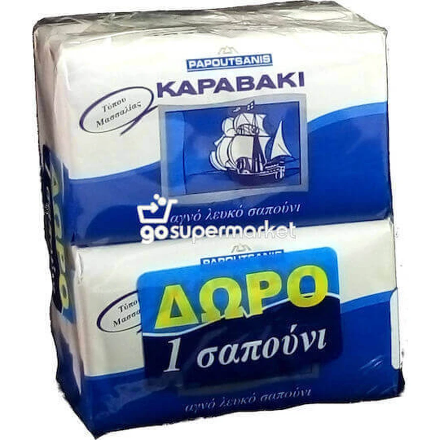 Papoutsanis Soap White Boat Body Bar Soap 500gr: цены и характеристики