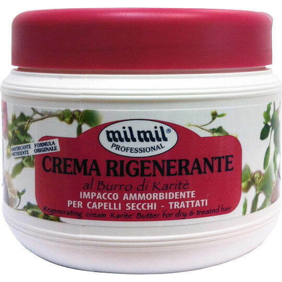 Milmil Professional Crema Rigenerante Al Burro Di Karite відновлююча маска для волосся 500мл: ціни та характеристики