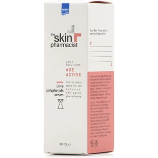 InterMed The Skin Pharmacist Зволожуюча та омолоджуюча сироватка для обличчя з гіалуроновою кислотою для детоксикації та освітлення 30мл