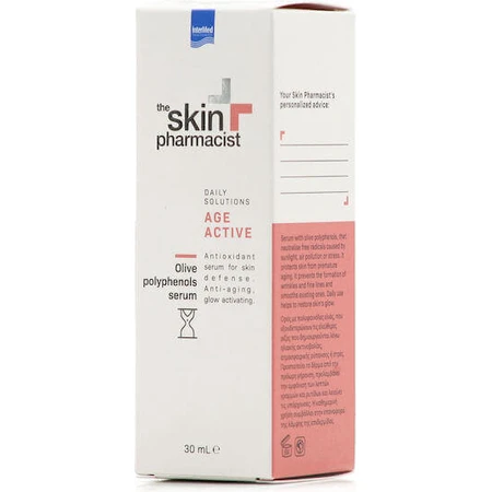 InterMed The Skin Pharmacist Зволожуюча та омолоджуюча сироватка для обличчя з гіалуроновою кислотою для детоксикації та освітлення 30мл: ціни та характеристики