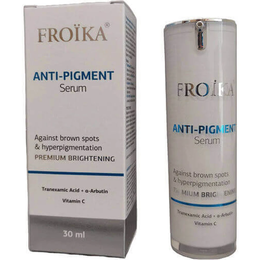 Фройка Антипігментна омолоджуюча сироватка для обличчя з вітаміном С 30мл: ціни та характеристики