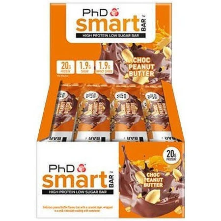 Батончики PhD Smart с 21 г белка и вкусом белого шоколада 12x64 г: цены и характеристики