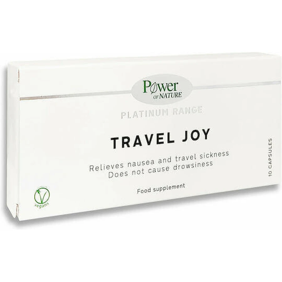 Power Of Nature Platinum Range Travel Joy от тошноты 10 капсул: цены и характеристики