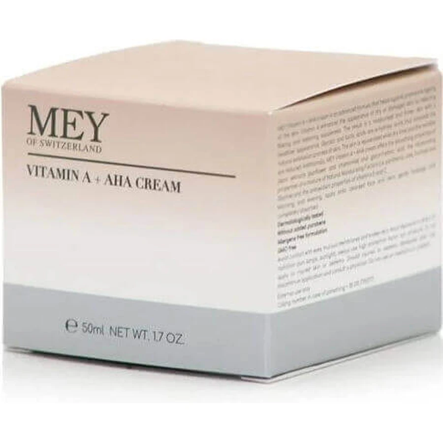 Mey Vitamin A + AHA 24-годинний зволожуючий та антивіковий крем для обличчя з вітаміном С 50 мл: ціни та характеристики