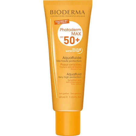 Bioderma Photoderm Max Aquafluid Waterprof Сонцезахисний крем для обличчя від сонця (SPF50) 40мл: ціни та характеристики