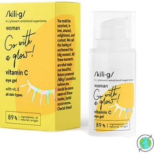 kili⋅g Vitamin C Eye Gel Для жінок Зволожуючий гель для повік з гіалуроновою кислотою та вітаміном С 15мл
