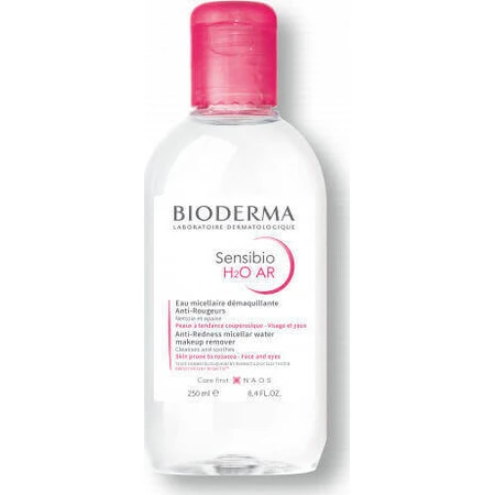 Міцелярна вода для зняття макіяжу з обличчя та очей BioDerma Sensibio H2O AR Міцелярна вода для зняття макіяжу з обличчя та очей 250 мл: ціни та характеристики