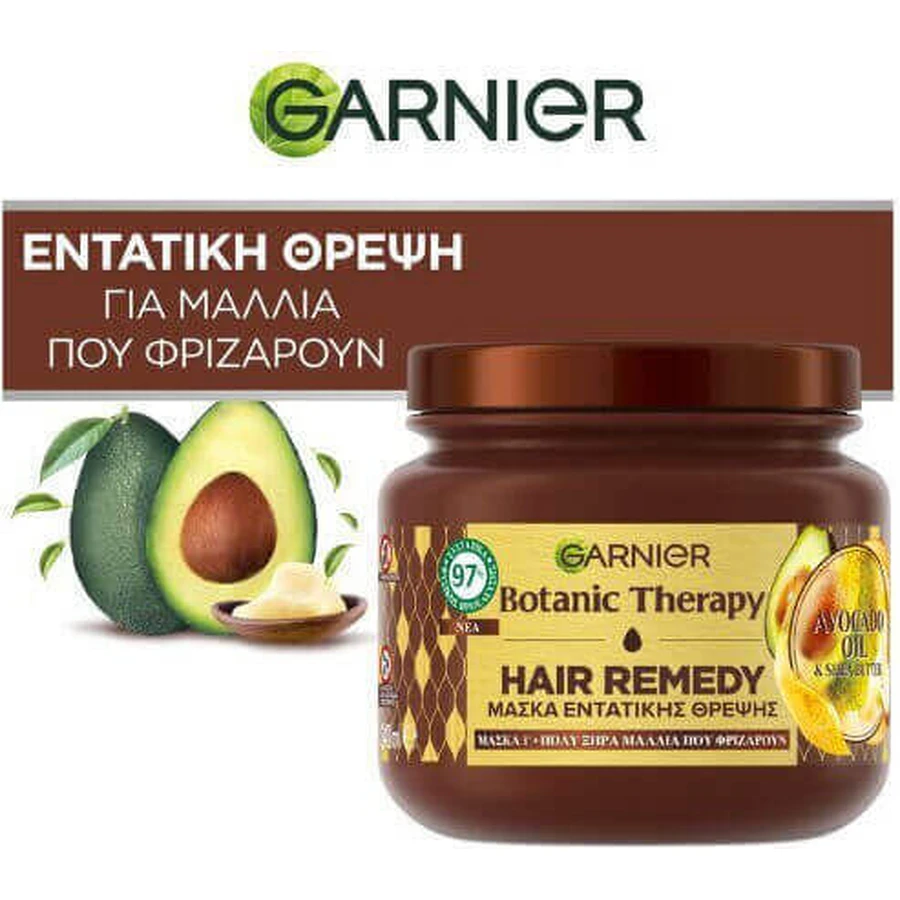Garnier Botanic Therapy Hair Remedy Зволожуюча маска для волосся з олією авокадо 340 мл: ціни та характеристики