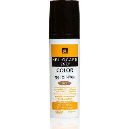 Heliocare 360 Gel Colour Oil-Free Body Sun Protection Gel SPF50 с бежевым пигментом 50 мл: цены и характеристики