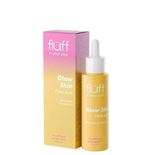 Fluff Glow Skin - Кислотний скраб - Відлущуючий скраб для обличчя 40 мл