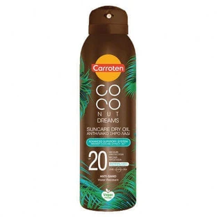Водостійка сонцезахисна олія для тіла Carroten Coconut Dreams SPF20 Спрей для тіла 150 мл