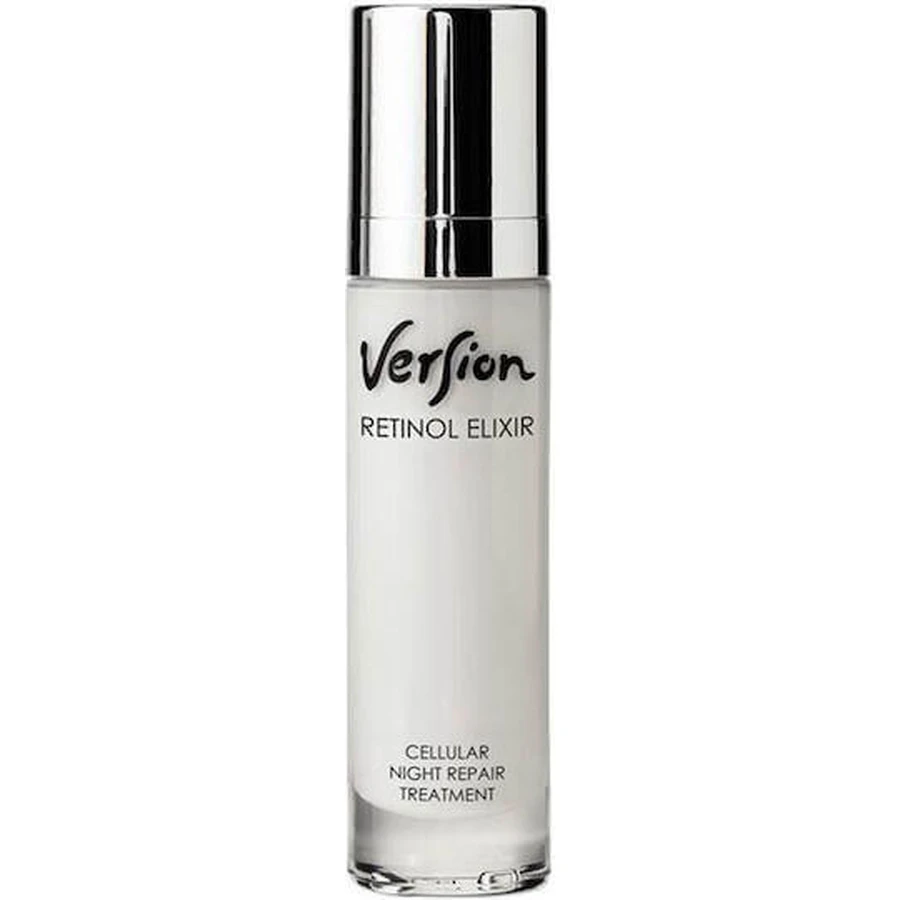 Версія Retinol Elixir Retinol and Hyaluronic Acid Нічний крем для обличчя проти старіння та плям з ретинолом і гіалуроновою кислотою 50мл: ціни та характеристики