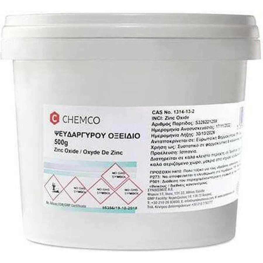 Chemco Оксид цинка Оксид цинка 500гр: цены и характеристики