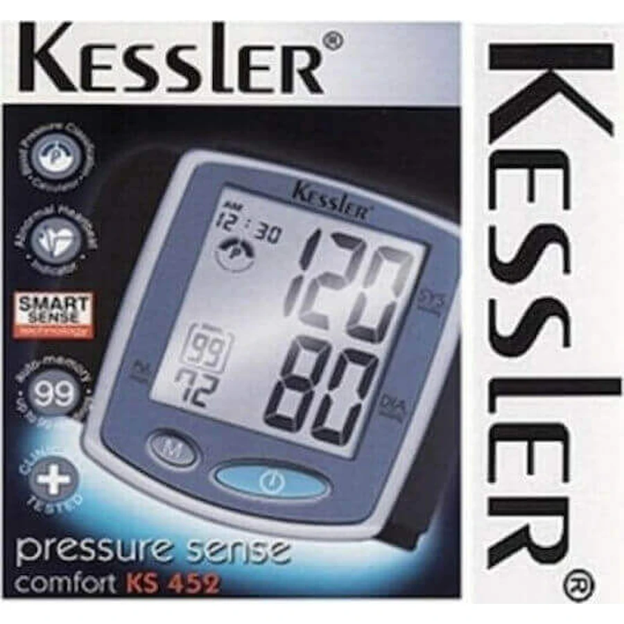 Kessler Pressure Sense Comfort KS452 интернет-магазин наручный измеритель артериального давления KS 452: цены и характеристики