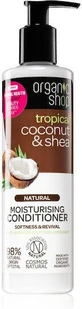 Natura Siberica Organic Shop , Органический увлажняющий кондиционер с кокосом и ши для всех типов волос 280 мл