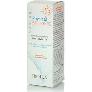 Крем для обличчя Froika Physical Face Colour із захистом від сонця SPF50 з пігментом 50 мл