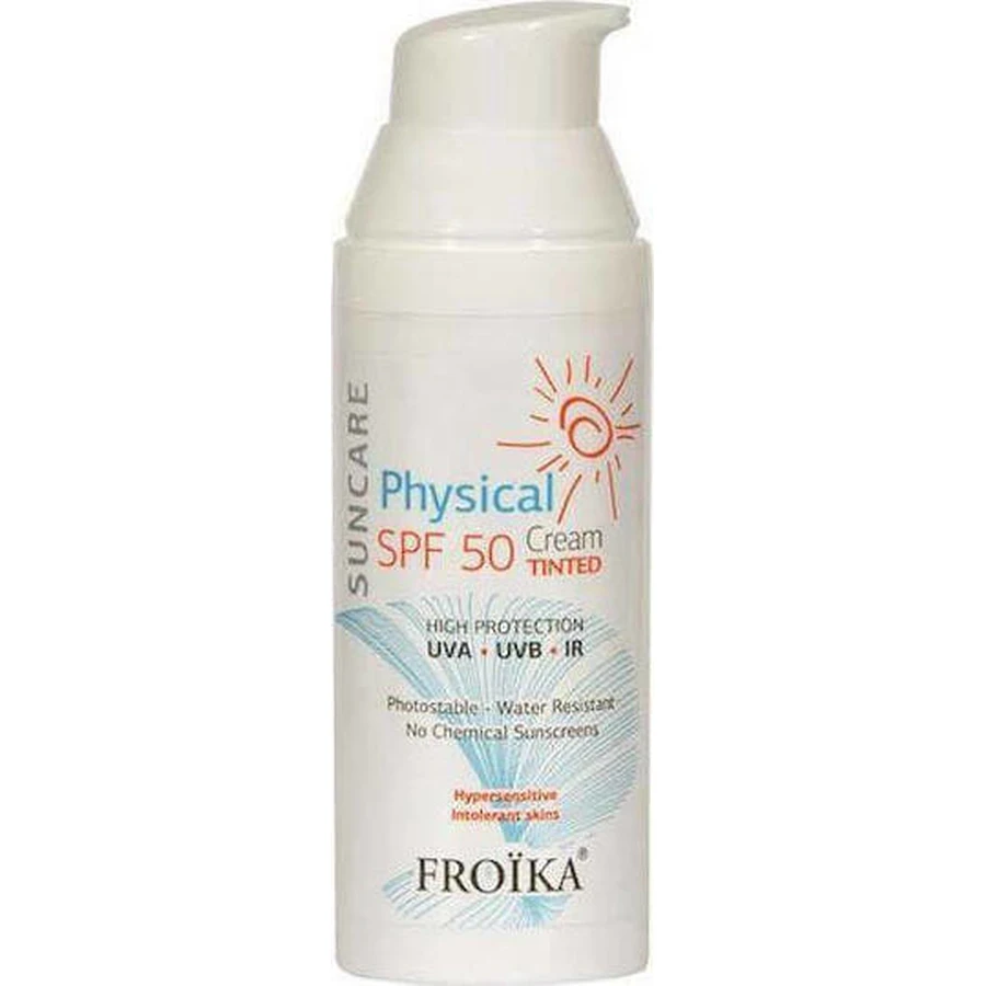 Froika Physical Face Colour Крем для лица с защитой от солнца SPF50 с пигментом 50 мл: цены и характеристики