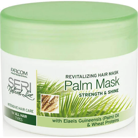 Маска для волосся Farcom Seri Natural Line Palm Shine Сяйво блиску 300 мл: ціни та характеристики