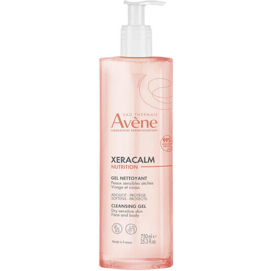 Живильний гель для обличчя Eau Thermale Avène Xeracalm 500 мл: ціни та характеристики
