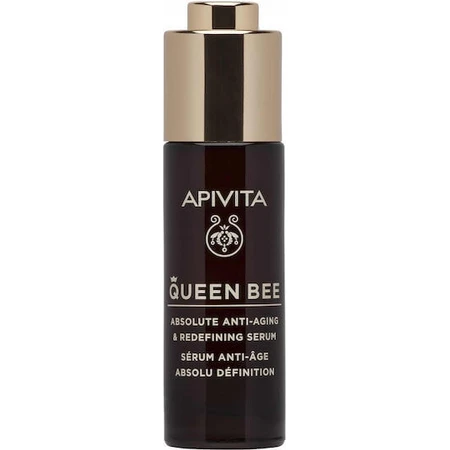 Apivita Queen Bee Absolute Anti Aging & Redefining Serum Увлажняющая и антивозрастная сыворотка для сияния и тонизирования 30 мл: цены и характеристики