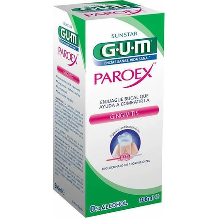 Ополаскиватель для рта GUM Paroex 0,12% CHX: цены и характеристики