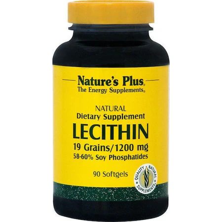 Nature's Plus Лецитин 1200 мг без смаку 90 м'яких гелів без смаку: ціни та характеристики
