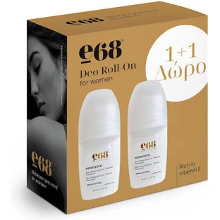 E68 Sensitive Роликовый дезодорант 2х50 мл