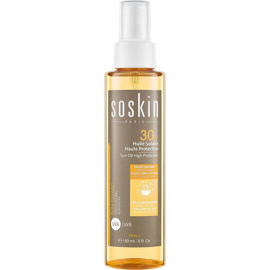 Soskin Sun Oil High Protection Waterproof Face Oil SPF30 150 мл: цены и характеристики