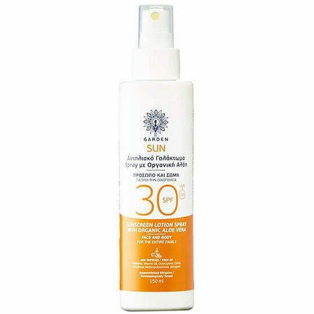 Garden Sun Эмульсия для лица/тела Солнцезащитный крем для лица и тела SPF30 спрей 150 мл: цены и характеристики