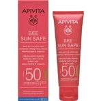 Apivita Bee Sun Safe Сонцезахисний крем для обличчя проти пігментних плям та проти старіння SPF50 з золотистим пігментом 50 мл: ціни та характеристики