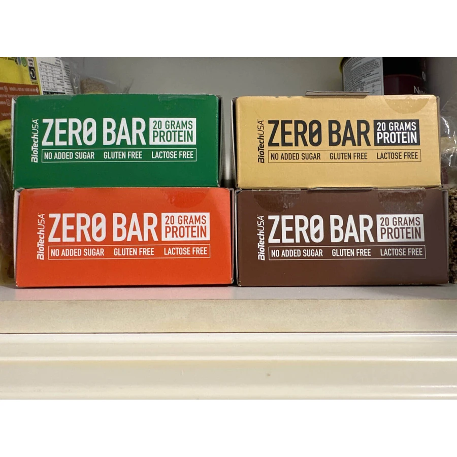 Biotech USA Zero Bar з нативним сироватковим ізолятом батончики з 40% протеїну та карамельно-шоколадним смаком 20x50гр: ціни та характеристики