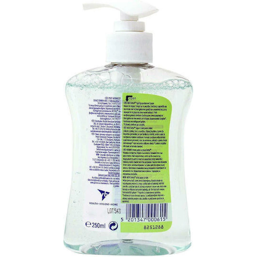 Dettol Мило-крем для чутливої шкіри Dettol М'яке на дотик і тверде від бруду з гліцерином 250мл: ціни та характеристики