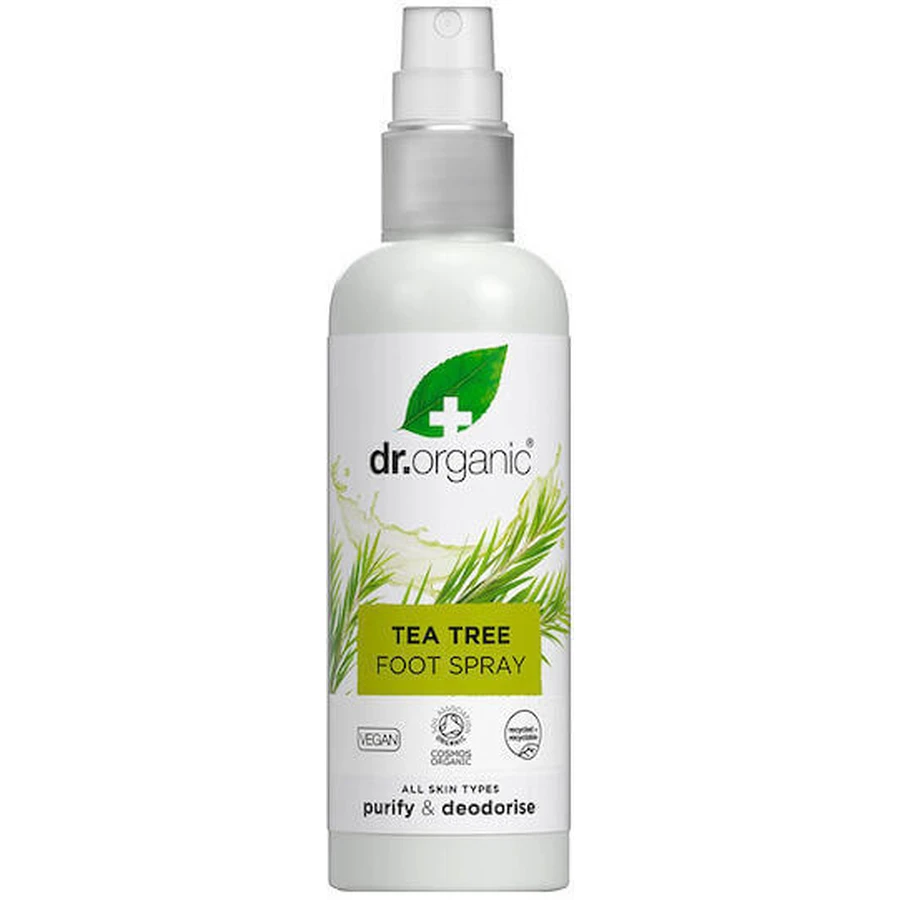 Dr.Organic Дезодорант-спрей для ног без алюминия 100 мл: цены и характеристики