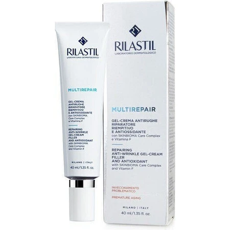 Rilastil Multirepair Антивозрастной и восстанавливающий крем-гель для лица с гиалуроновой кислотой и пребиотиками 40 мл: цены и характеристики