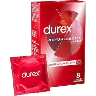 Durex Feel Thin Ultra 8 Pack - Упаковка из 8 презервативов Durex Feel Thin Ultra
