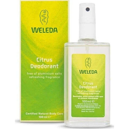 Weleda Цитрусовий дезодорант натуральний 24-годинний дезодорант-спрей без алюмінію 100 мл: ціни та характеристики