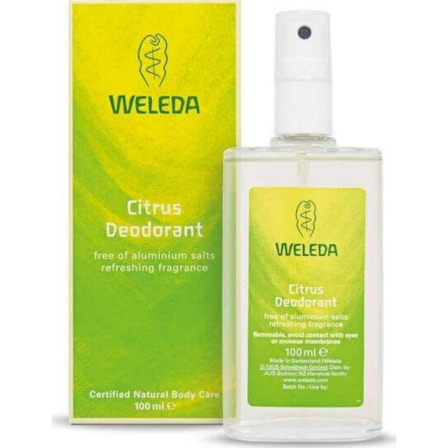 Weleda Цитрусовий дезодорант натуральний 24-годинний дезодорант-спрей без алюмінію 100 мл: ціни та характеристики