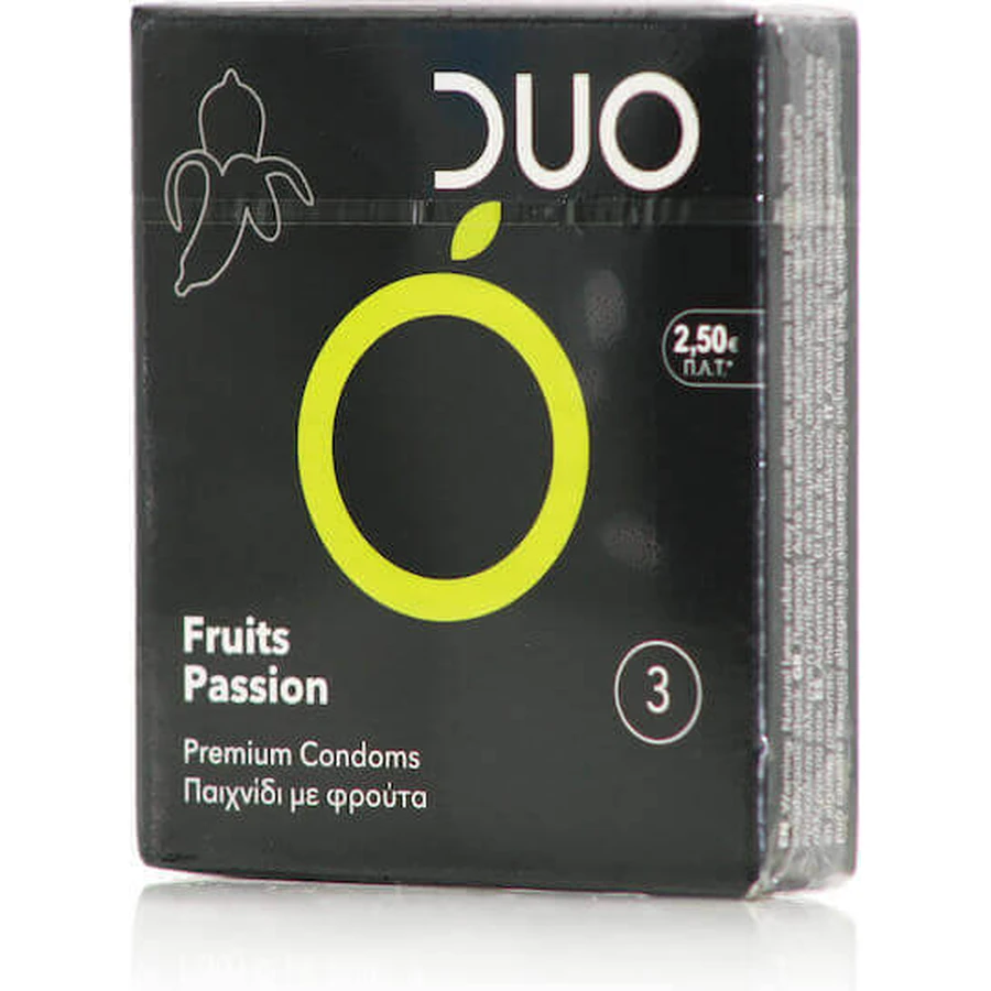 Дуэт Презерватив Fruits Passion Fruits Passion 3buc: цены и характеристики